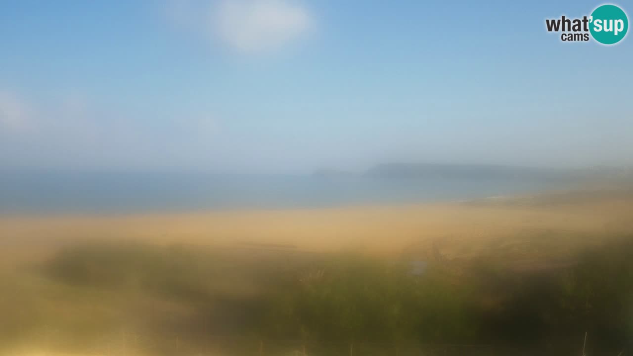 Cámara web Torre dei Corsari – Vista en directo de la playa desde Punta Usai