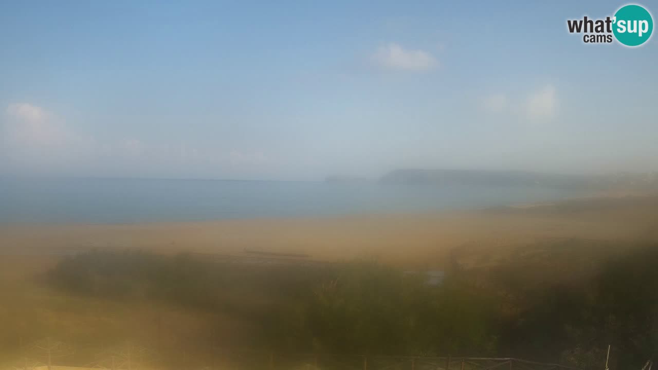 Webcam Torre dei Corsari – Liveblick auf den Strand von Punta Usai
