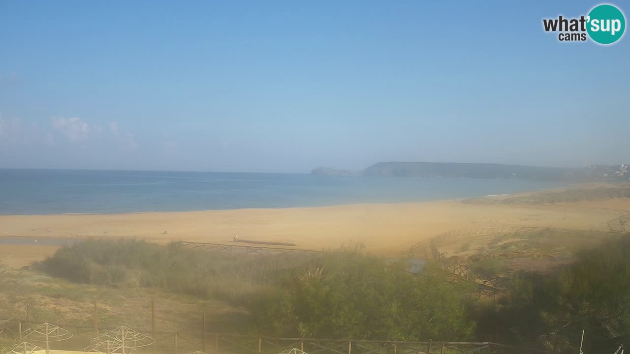 Webcam Torre dei Corsari – Vue en direct sur la plage depuis Punta Usai