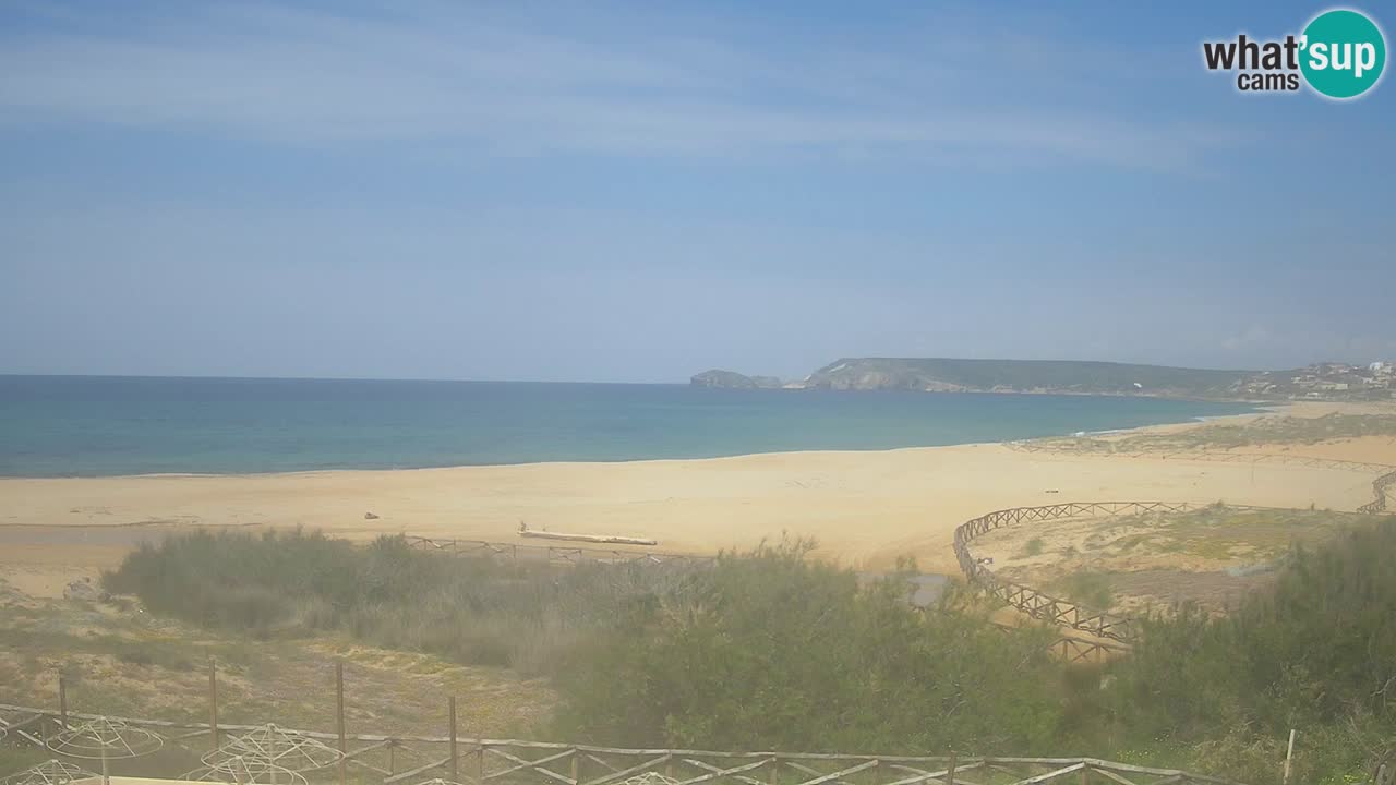 Webcam Torre dei Corsari – Live Beach View from Punta Usai