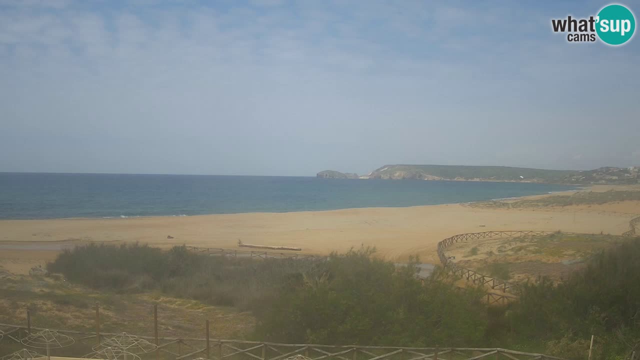 Cámara web Torre dei Corsari – Vista en directo de la playa desde Punta Usai