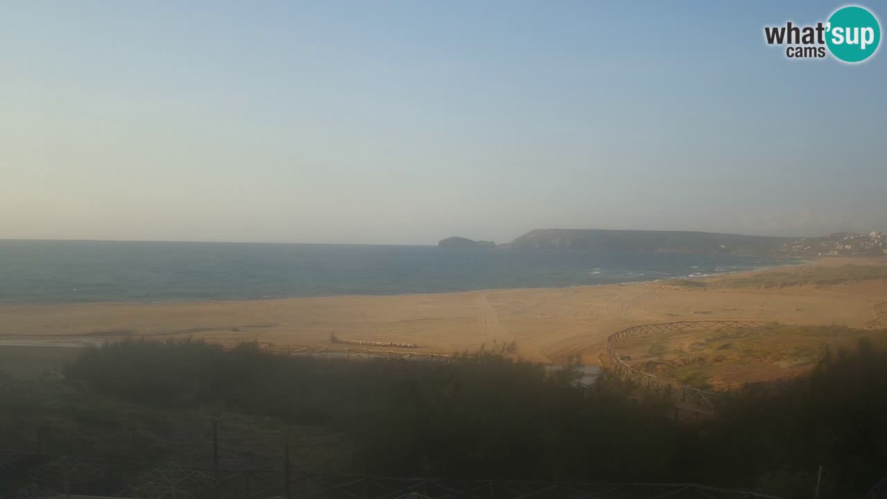 Webcam Torre dei Corsari – Vista live sulla spiaggia da Punta Usai