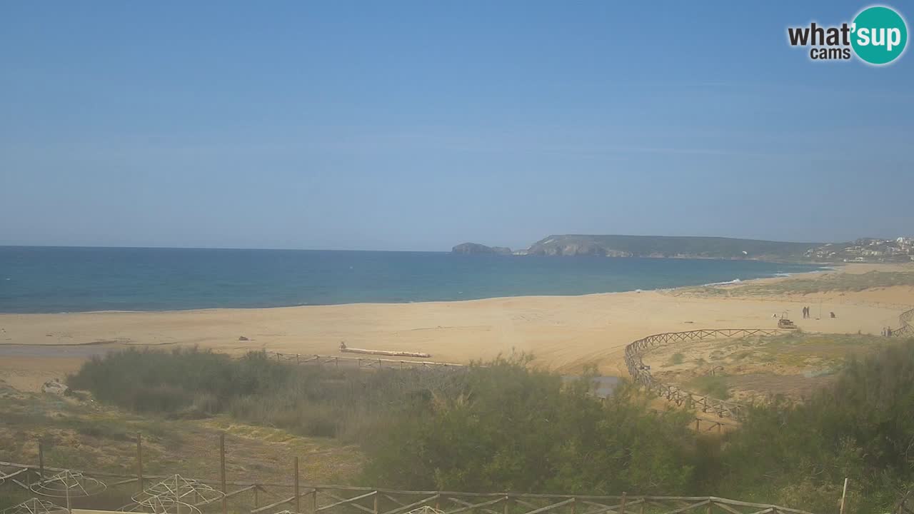 Web kamera Torre dei Corsari – Pogled uživo na plažu s Punta Usai