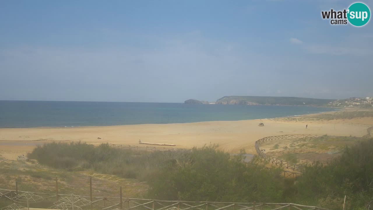 Webcam Torre dei Corsari – Vista live sulla spiaggia da Punta Usai