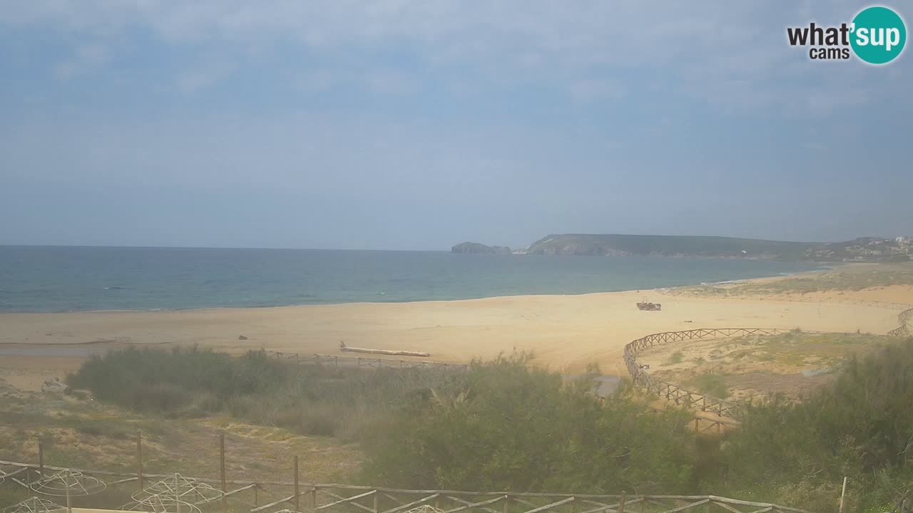 Webcam Torre dei Corsari – Liveblick auf den Strand von Punta Usai
