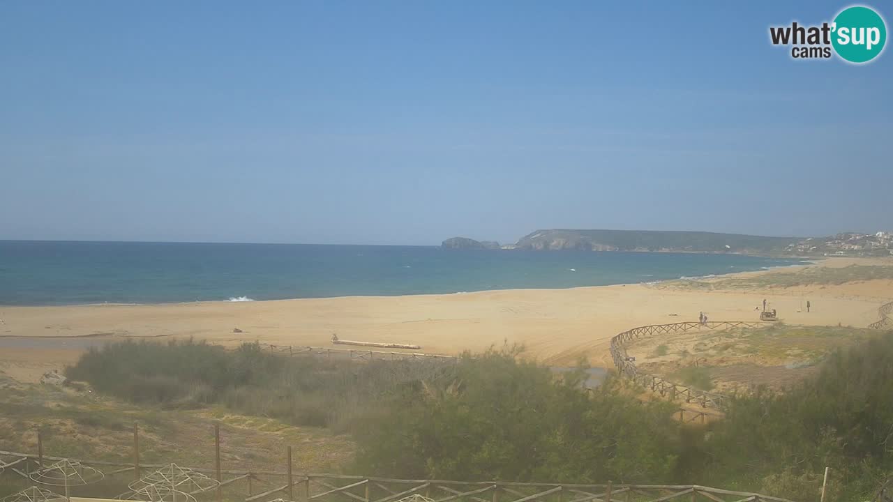 Webcam Torre dei Corsari – Liveblick auf den Strand von Punta Usai