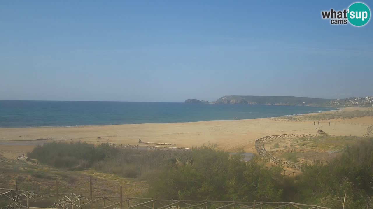 Cámara web Torre dei Corsari – Vista en directo de la playa desde Punta Usai