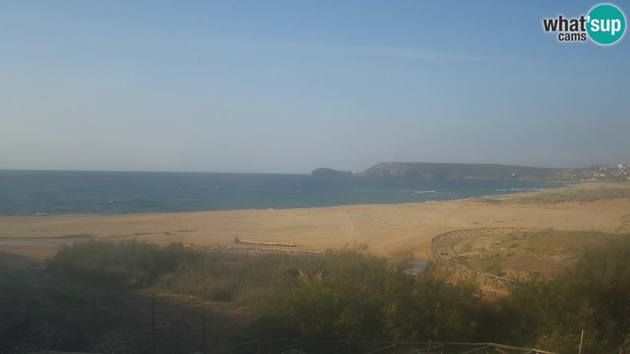 Cámara web Torre dei Corsari – Vista en directo de la playa desde Punta Usai