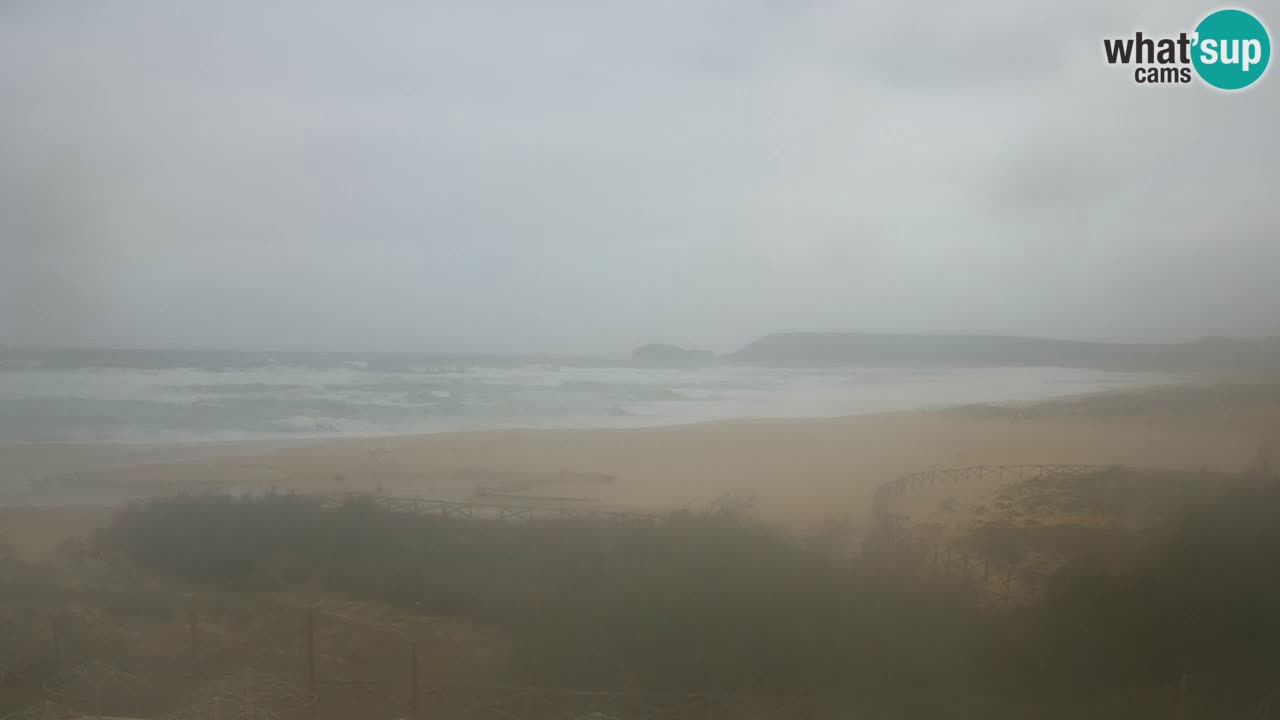 Webcam Torre dei Corsari – Liveblick auf den Strand von Punta Usai