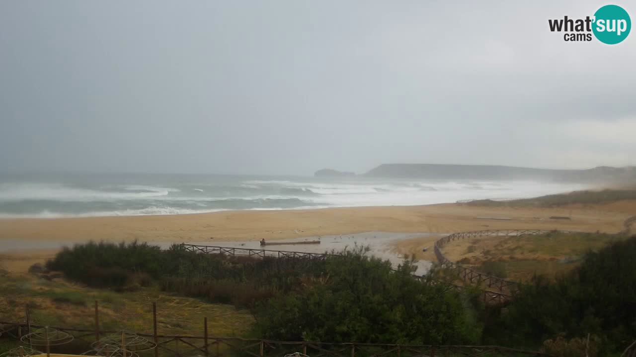 Webcam Torre dei Corsari – Liveblick auf den Strand von Punta Usai