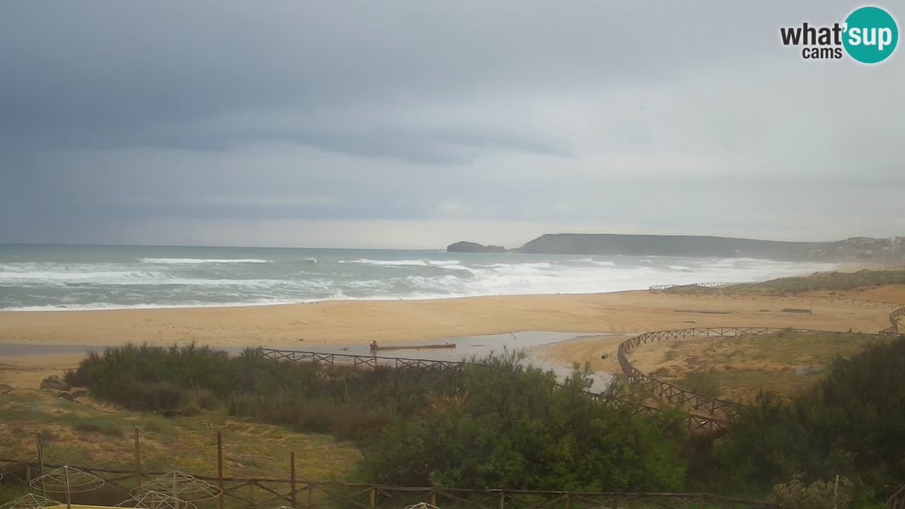Webcam Torre dei Corsari – Liveblick auf den Strand von Punta Usai