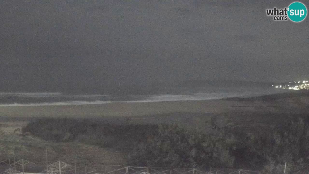 Webcam Torre dei Corsari – Vue en direct sur la plage depuis Punta Usai