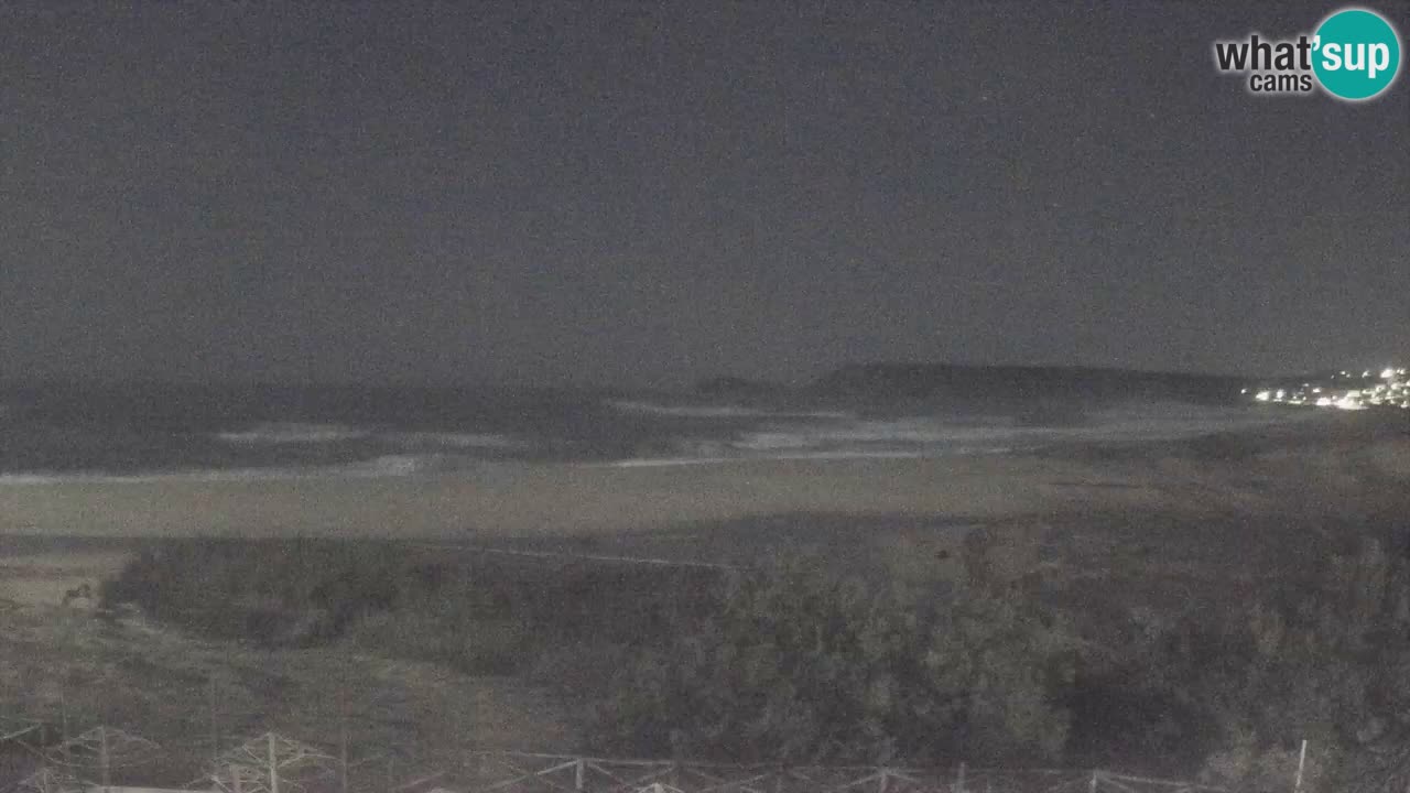 Webcam Torre dei Corsari – Vista live sulla spiaggia da Punta Usai