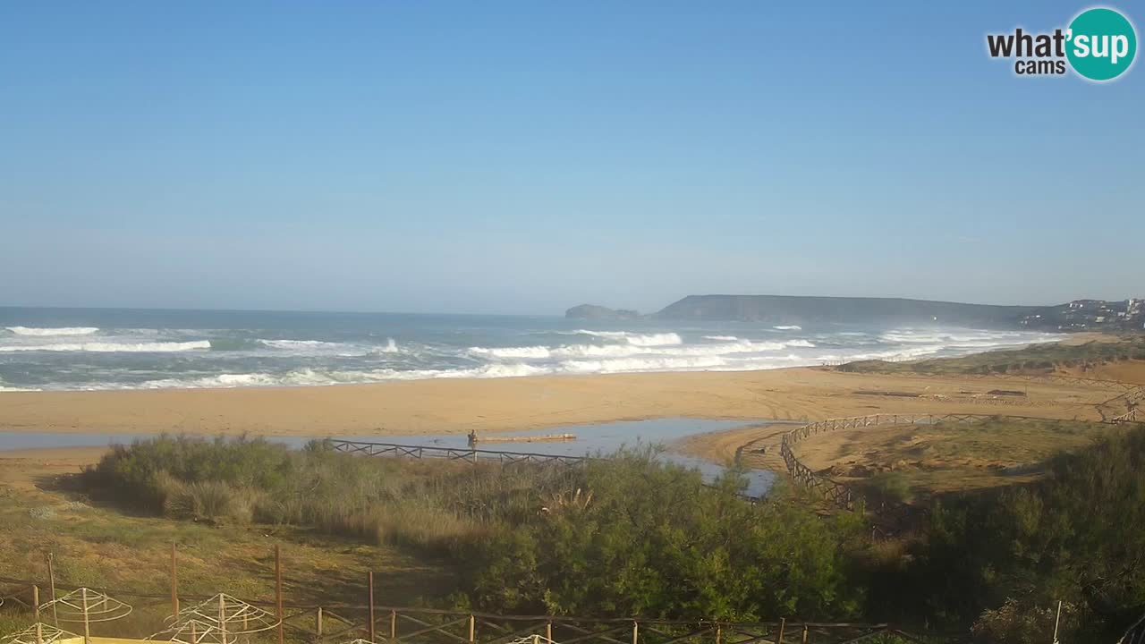 Webcam Torre dei Corsari – Vista live sulla spiaggia da Punta Usai