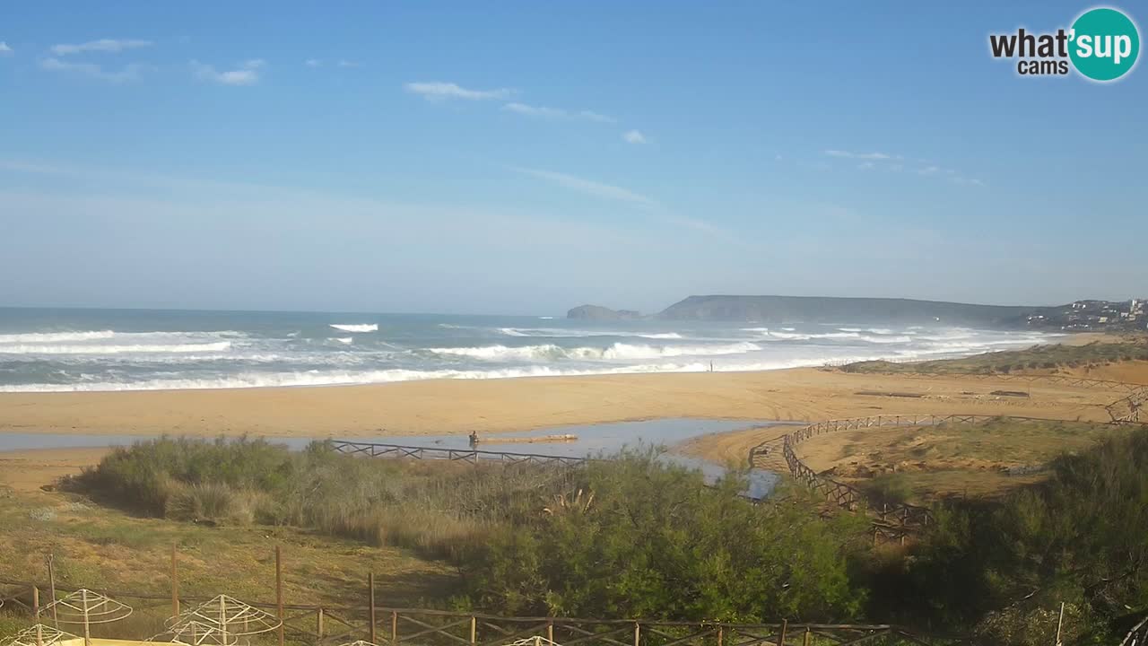 Webcam Torre dei Corsari – Liveblick auf den Strand von Punta Usai