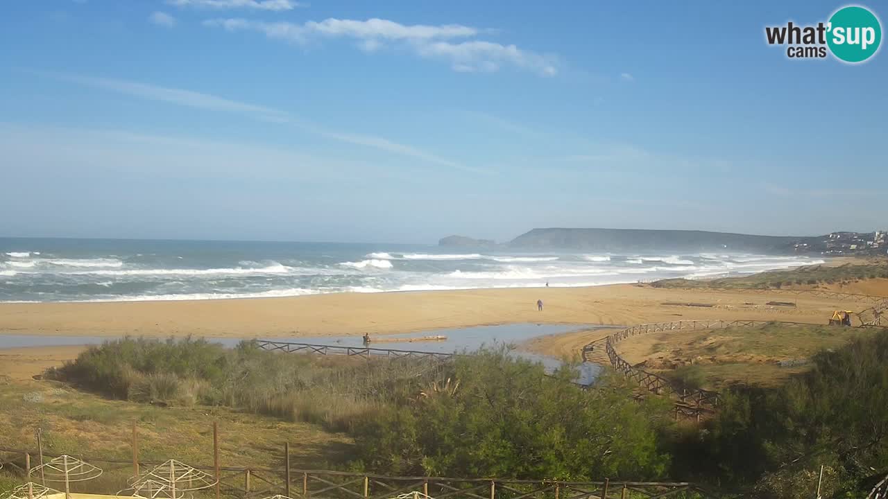 Webcam Torre dei Corsari – Liveblick auf den Strand von Punta Usai