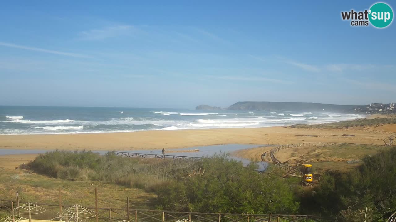 Webcam Torre dei Corsari – Live Beach View from Punta Usai