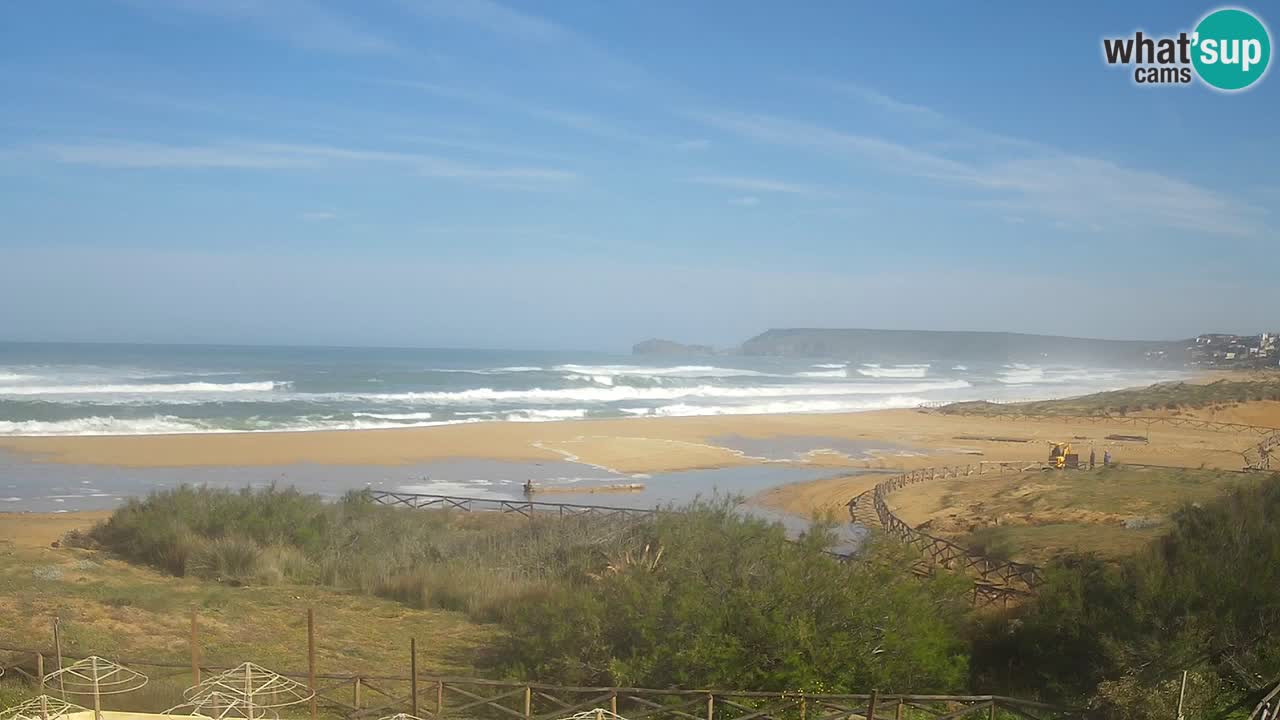Webcam Torre dei Corsari – Liveblick auf den Strand von Punta Usai