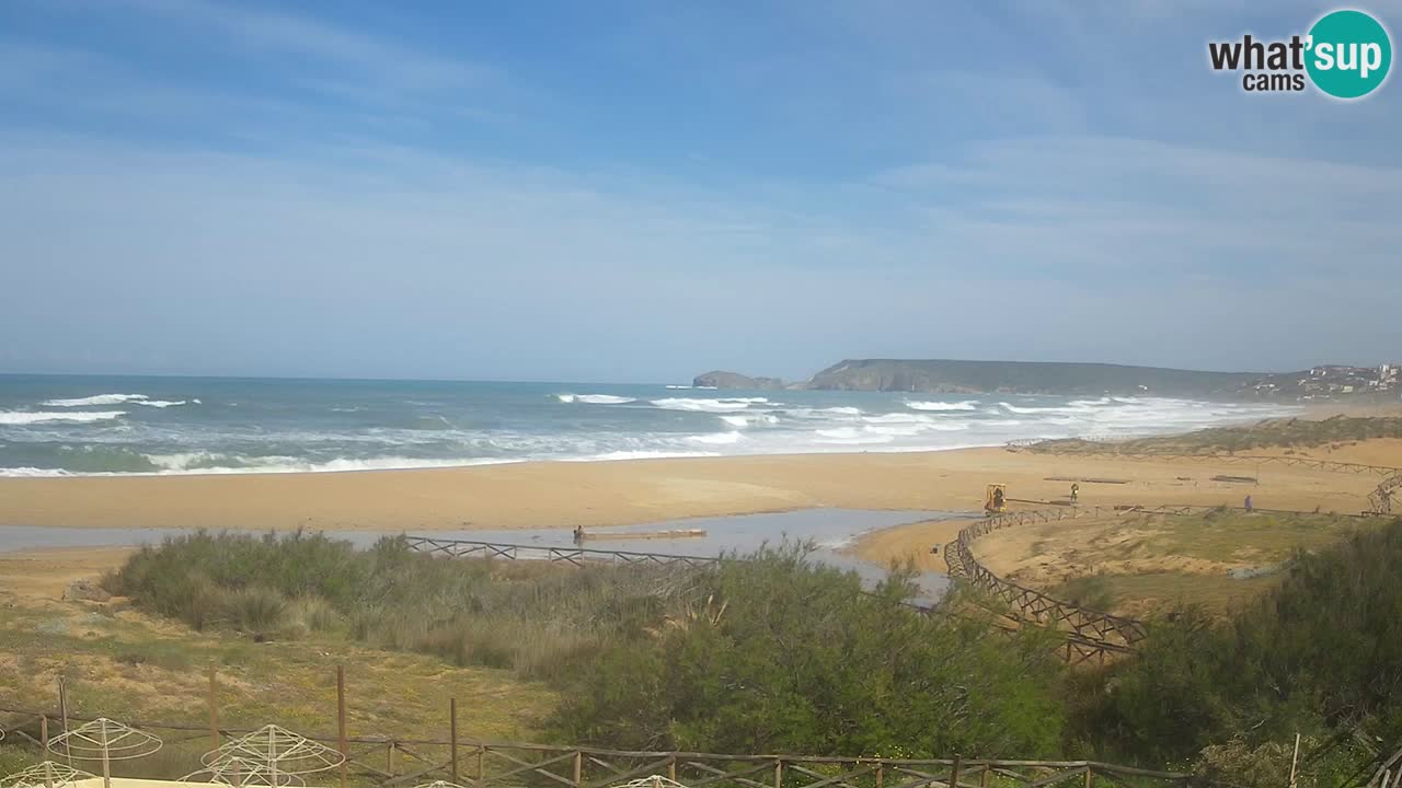Webcam Torre dei Corsari – Liveblick auf den Strand von Punta Usai