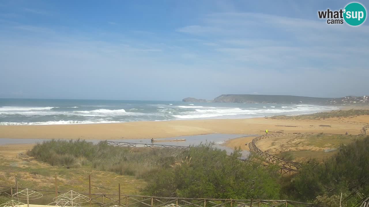 Webcam Torre dei Corsari – Vue en direct sur la plage depuis Punta Usai