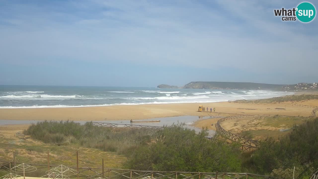 Webcam Torre dei Corsari – Liveblick auf den Strand von Punta Usai
