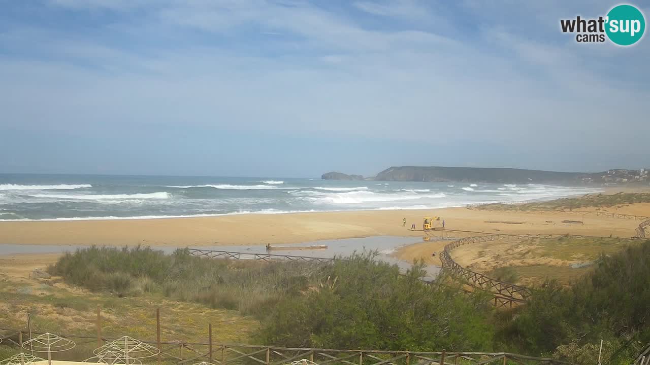 Webcam Torre dei Corsari – Vue en direct sur la plage depuis Punta Usai