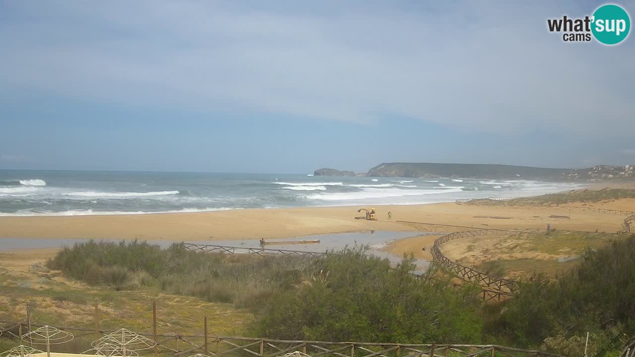 Web kamera Torre dei Corsari – Pogled uživo na plažu s Punta Usai