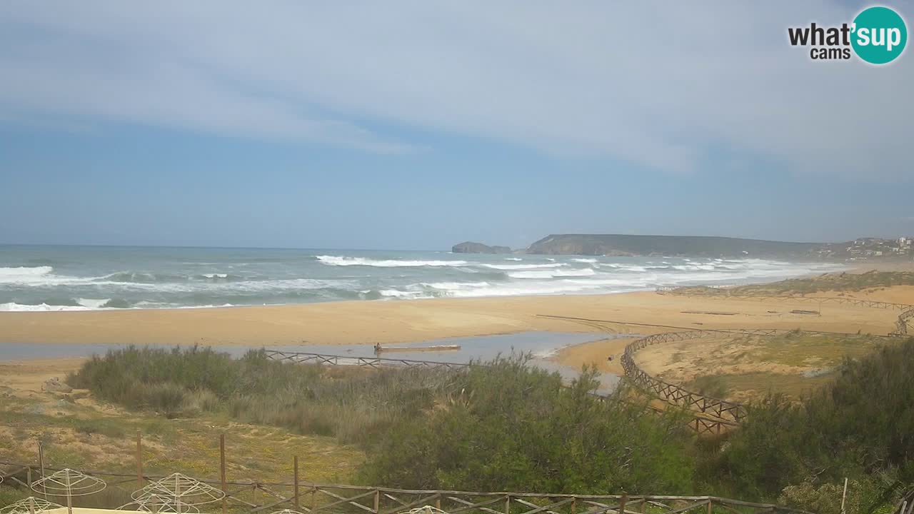 Web kamera Torre dei Corsari – Pogled uživo na plažu s Punta Usai