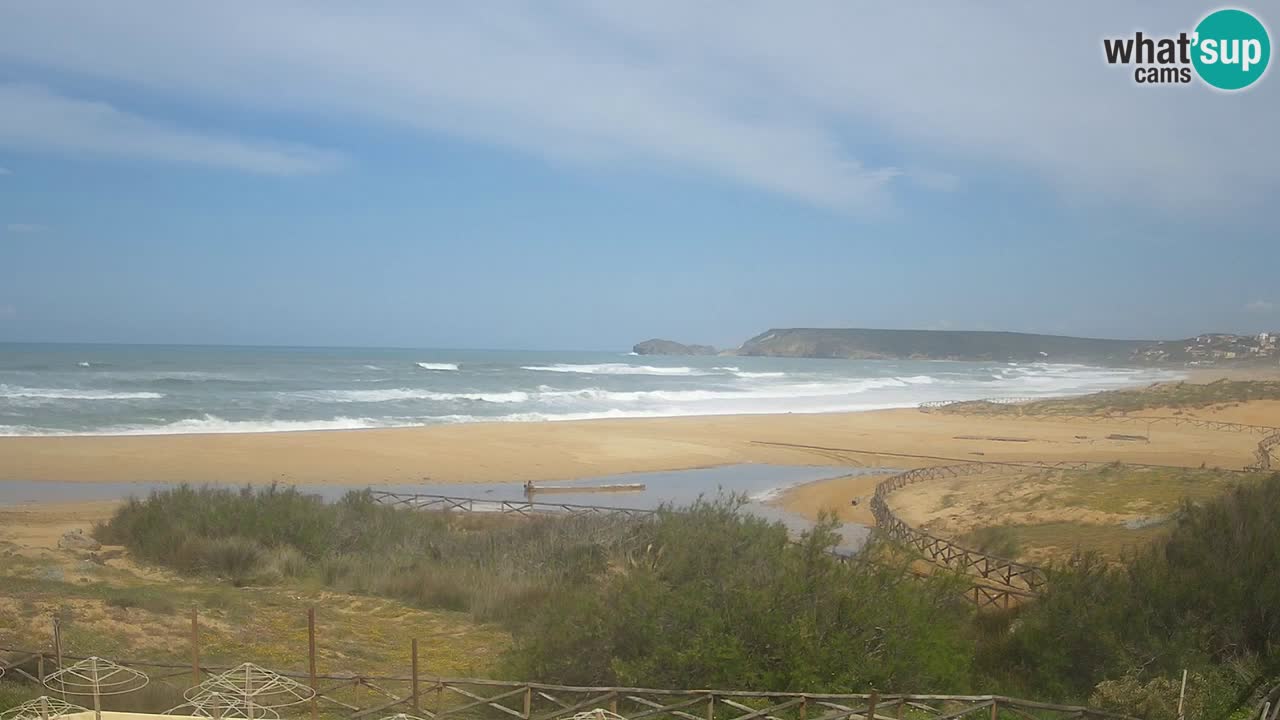 Webcam Torre dei Corsari – Liveblick auf den Strand von Punta Usai