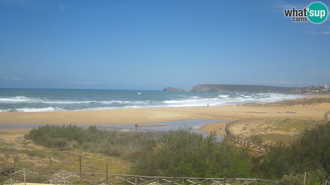 Webcam Torre dei Corsari – Liveblick auf den Strand von Punta Usai