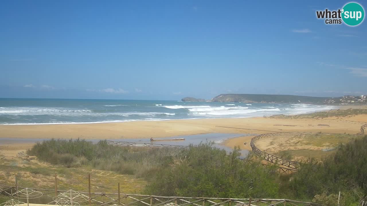 Webcam Torre dei Corsari – Liveblick auf den Strand von Punta Usai