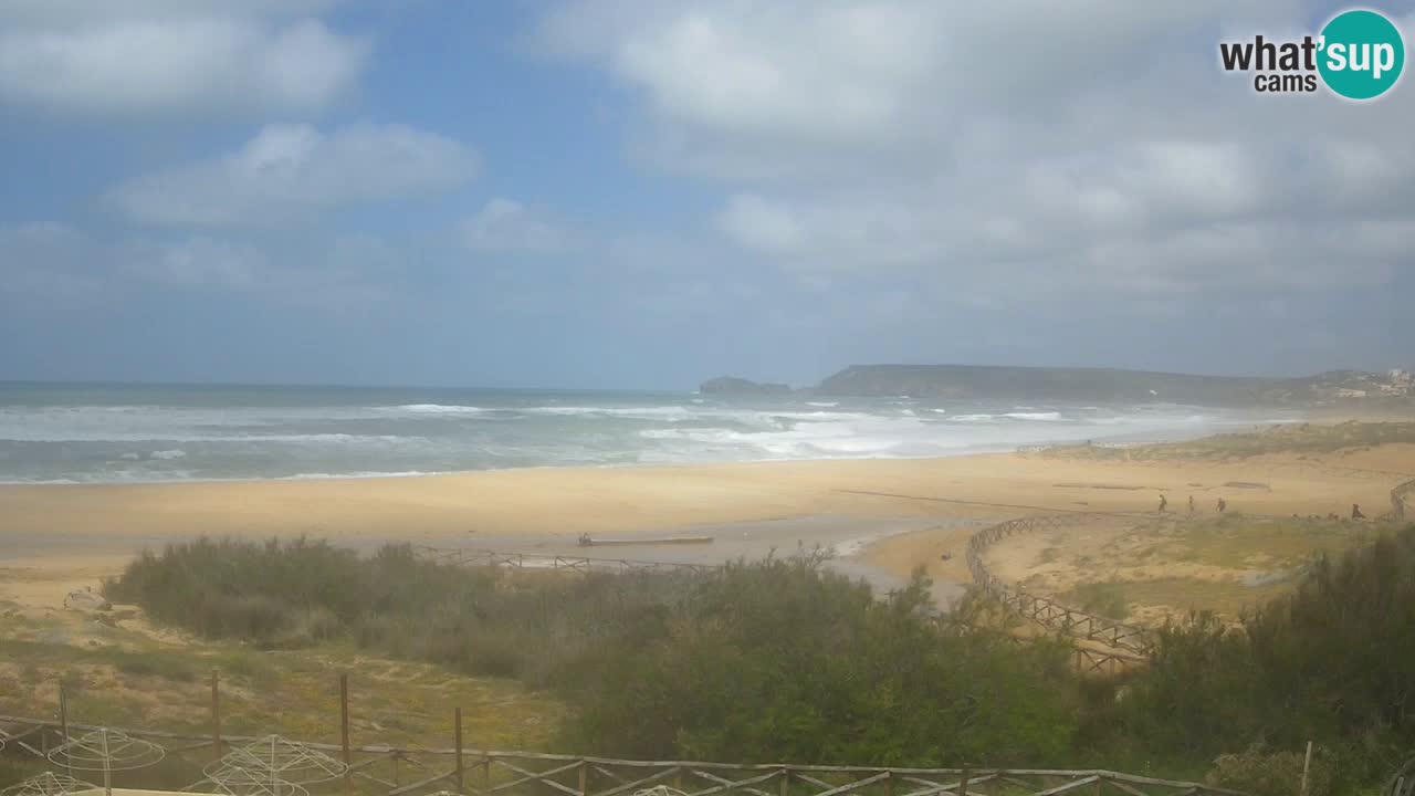 Webcam Torre dei Corsari – Liveblick auf den Strand von Punta Usai