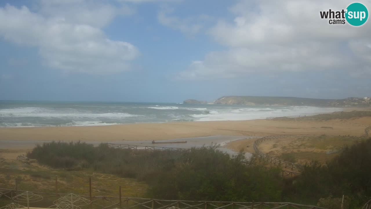 Webcam Torre dei Corsari – Vue en direct sur la plage depuis Punta Usai
