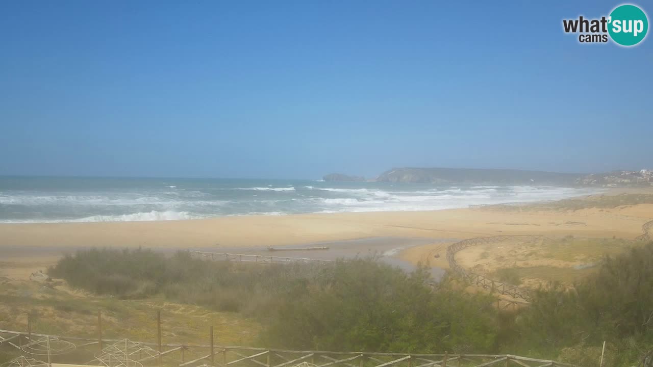 Webcam Torre dei Corsari – Liveblick auf den Strand von Punta Usai