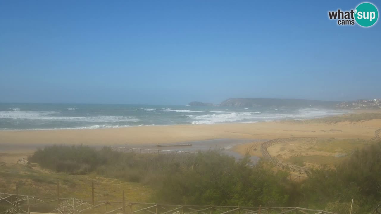 Webcam Torre dei Corsari – Live Beach View from Punta Usai