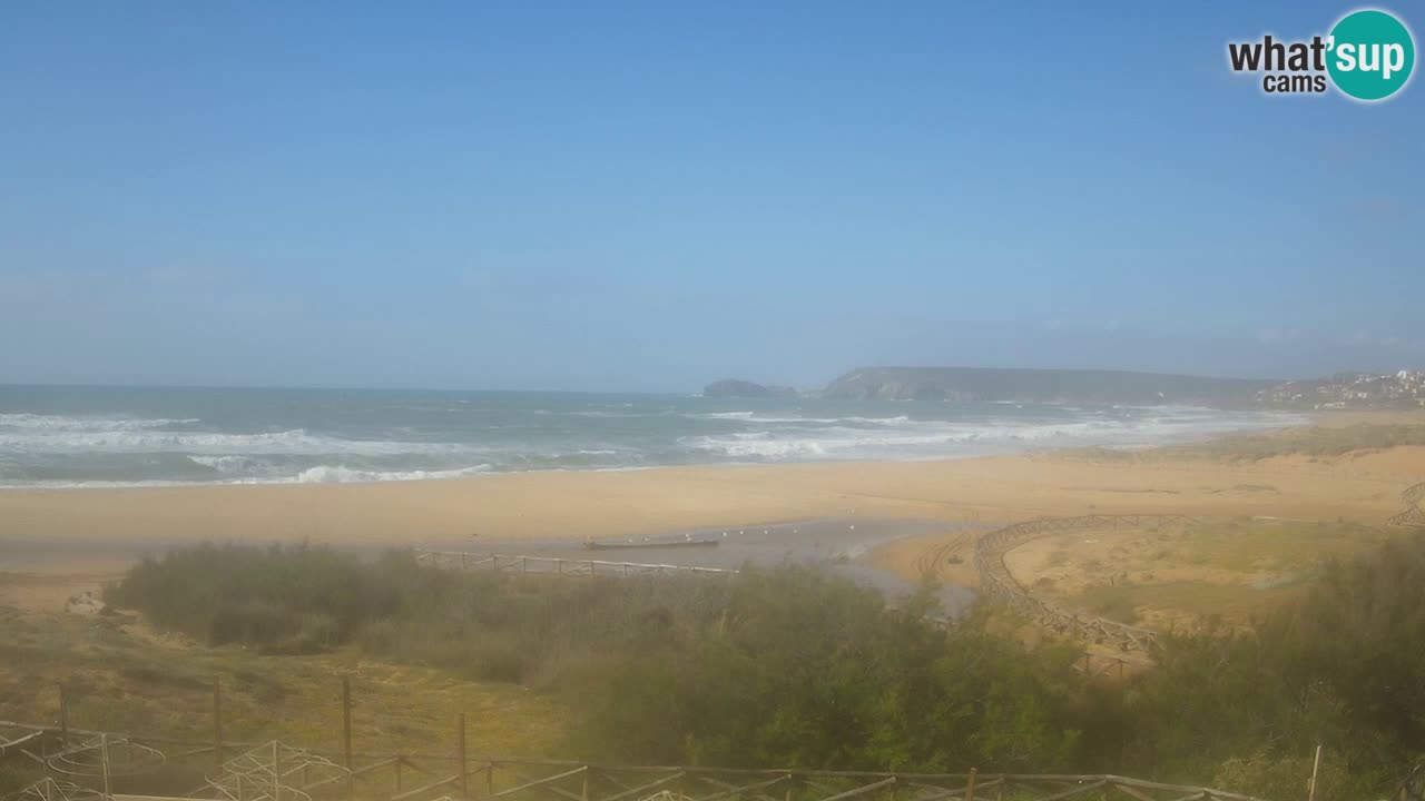 Webcam Torre dei Corsari – Vue en direct sur la plage depuis Punta Usai