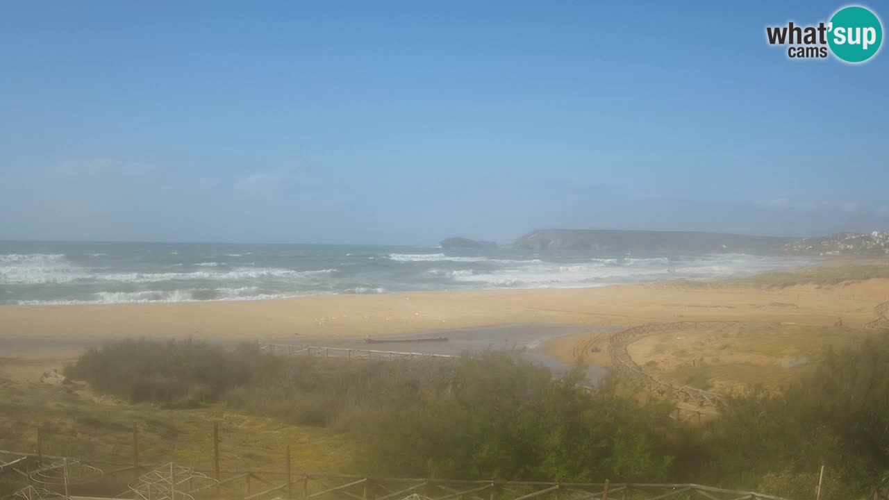 Cámara web Torre dei Corsari – Vista en directo de la playa desde Punta Usai
