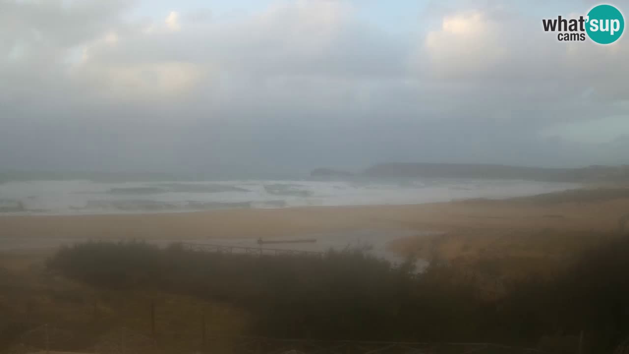 Webcam Torre dei Corsari – Live Beach View from Punta Usai