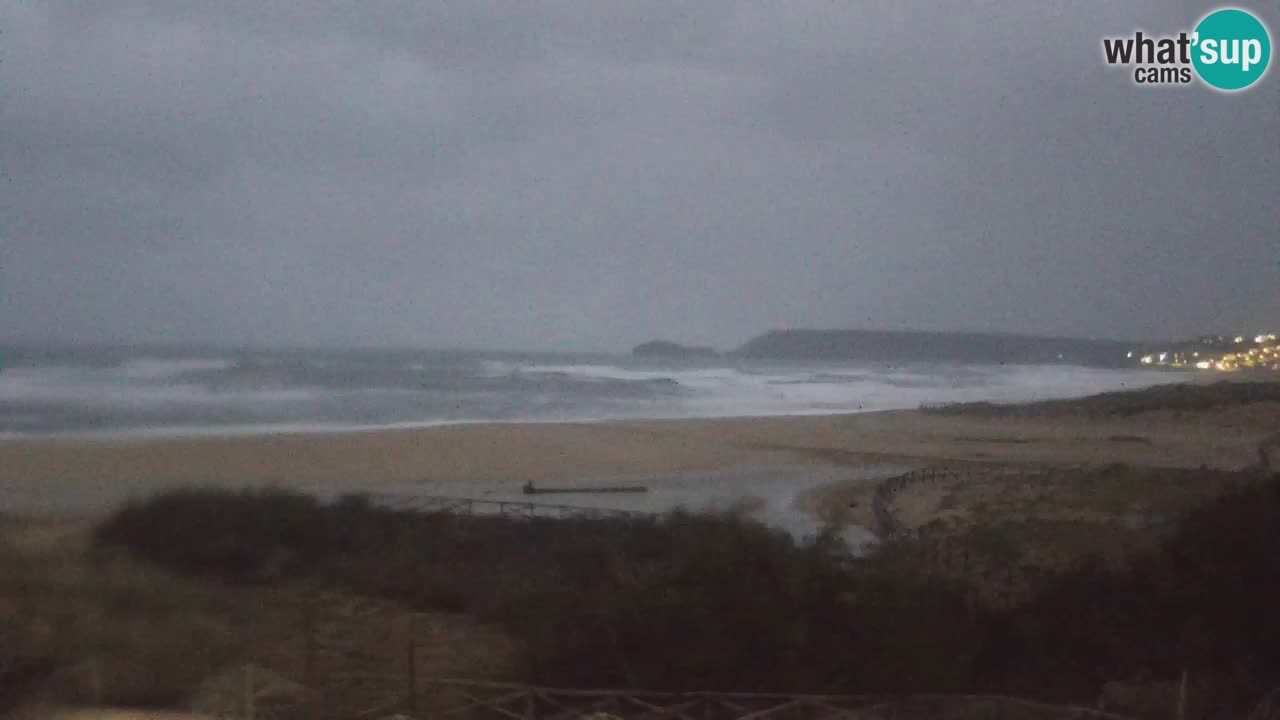 Webcam Torre dei Corsari – Vista live sulla spiaggia da Punta Usai