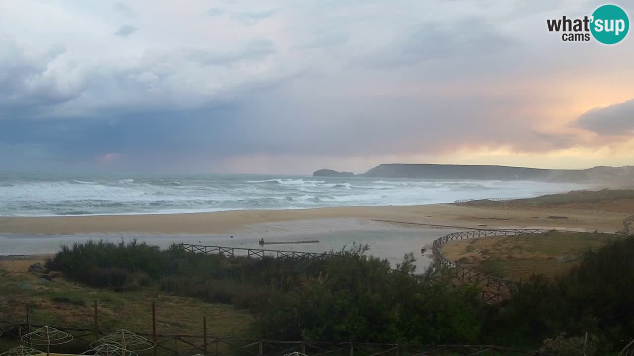Webcam Torre dei Corsari – Liveblick auf den Strand von Punta Usai