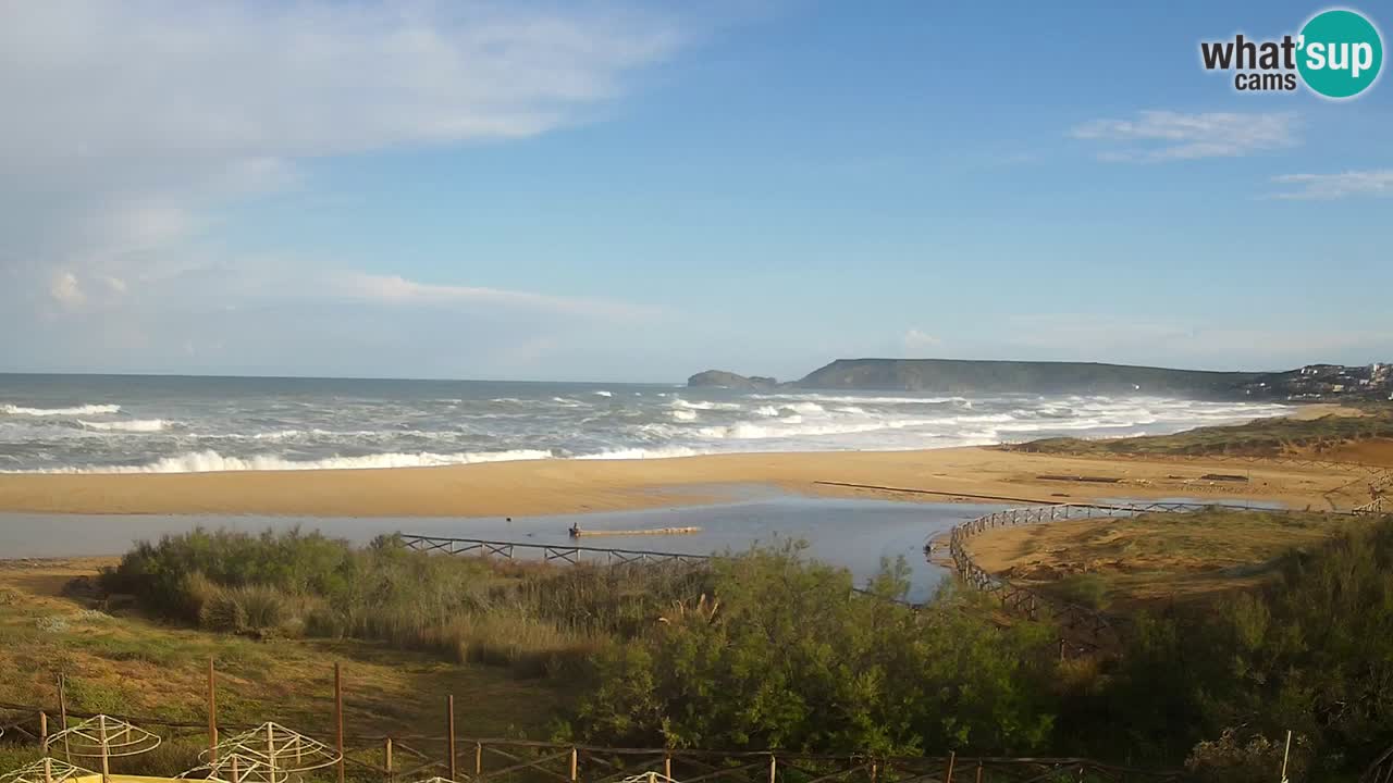 Webcam Torre dei Corsari – Vue en direct sur la plage depuis Punta Usai