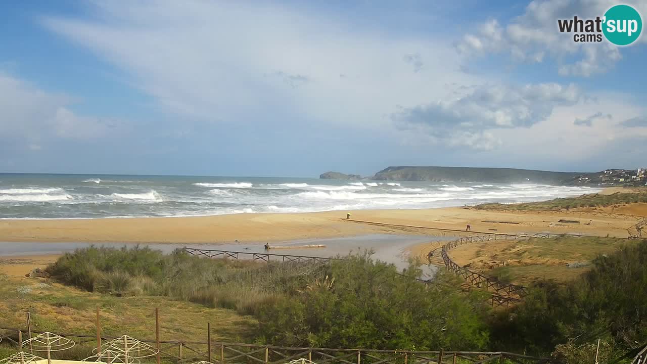Webcam Torre dei Corsari – Vue en direct sur la plage depuis Punta Usai