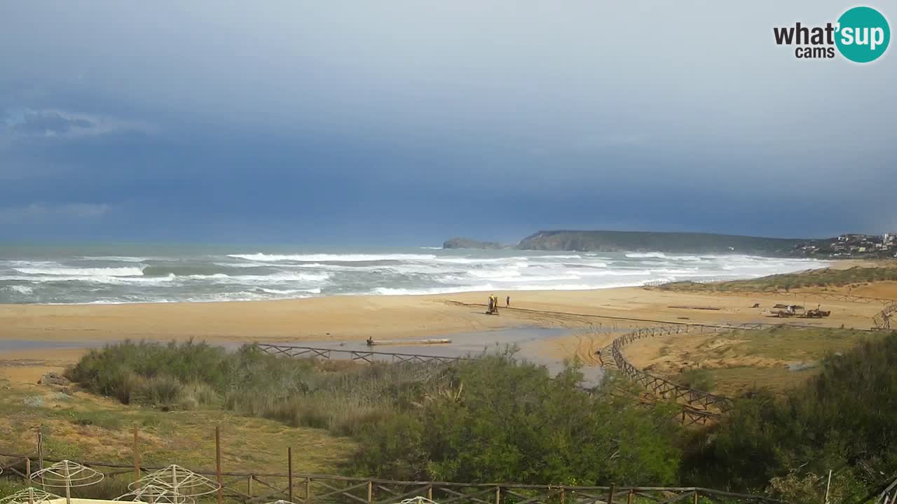 Webcam Torre dei Corsari – Vista live sulla spiaggia da Punta Usai
