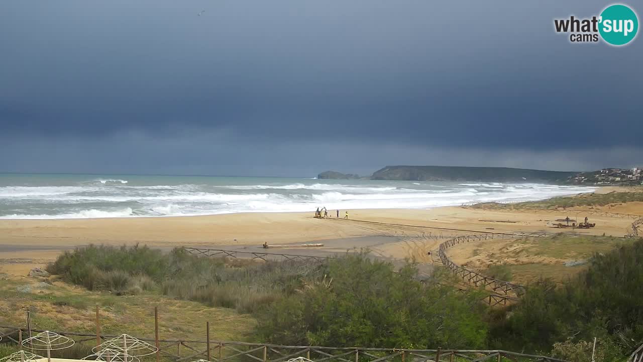 Webcam Torre dei Corsari – Liveblick auf den Strand von Punta Usai