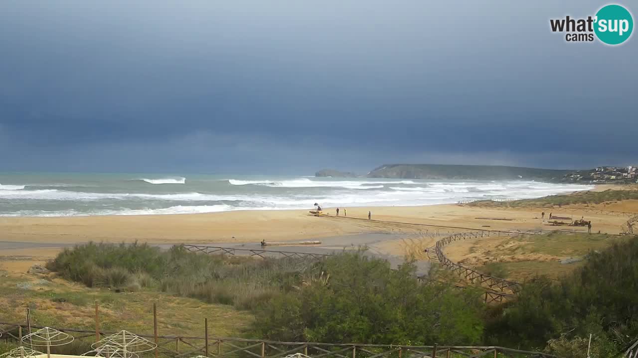 Webcam Torre dei Corsari – Vue en direct sur la plage depuis Punta Usai