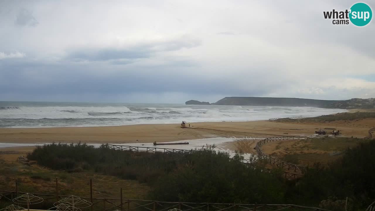 Webcam Torre dei Corsari – Vista live sulla spiaggia da Punta Usai