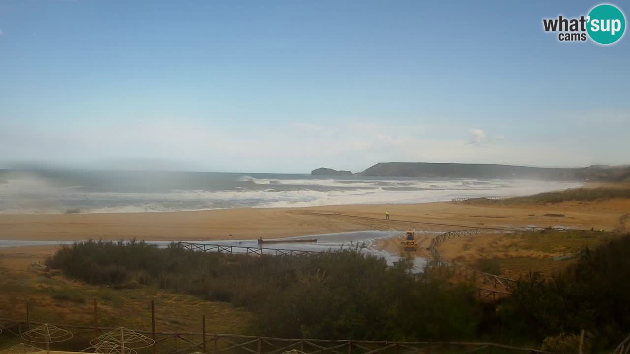 Webcam Torre dei Corsari – Liveblick auf den Strand von Punta Usai