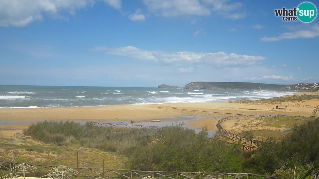 Webcam Torre dei Corsari – Vista live sulla spiaggia da Punta Usai