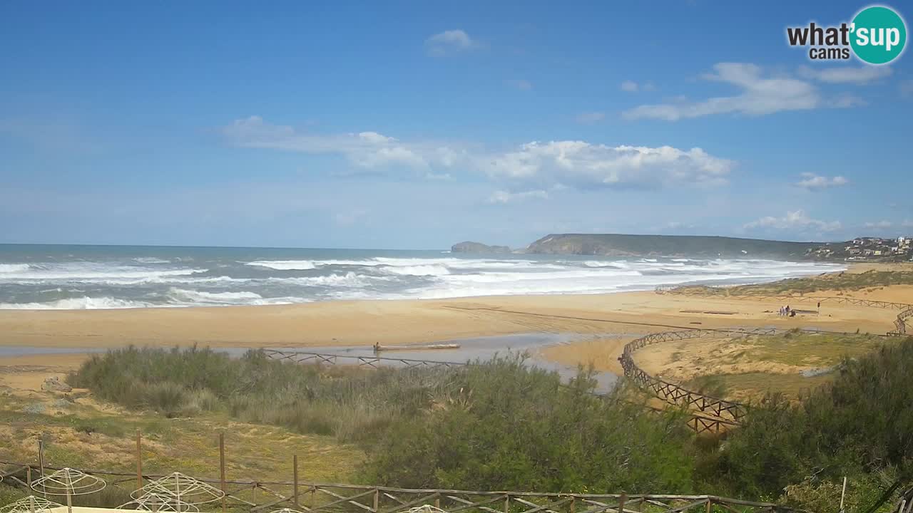 Webcam Torre dei Corsari – Vista live sulla spiaggia da Punta Usai