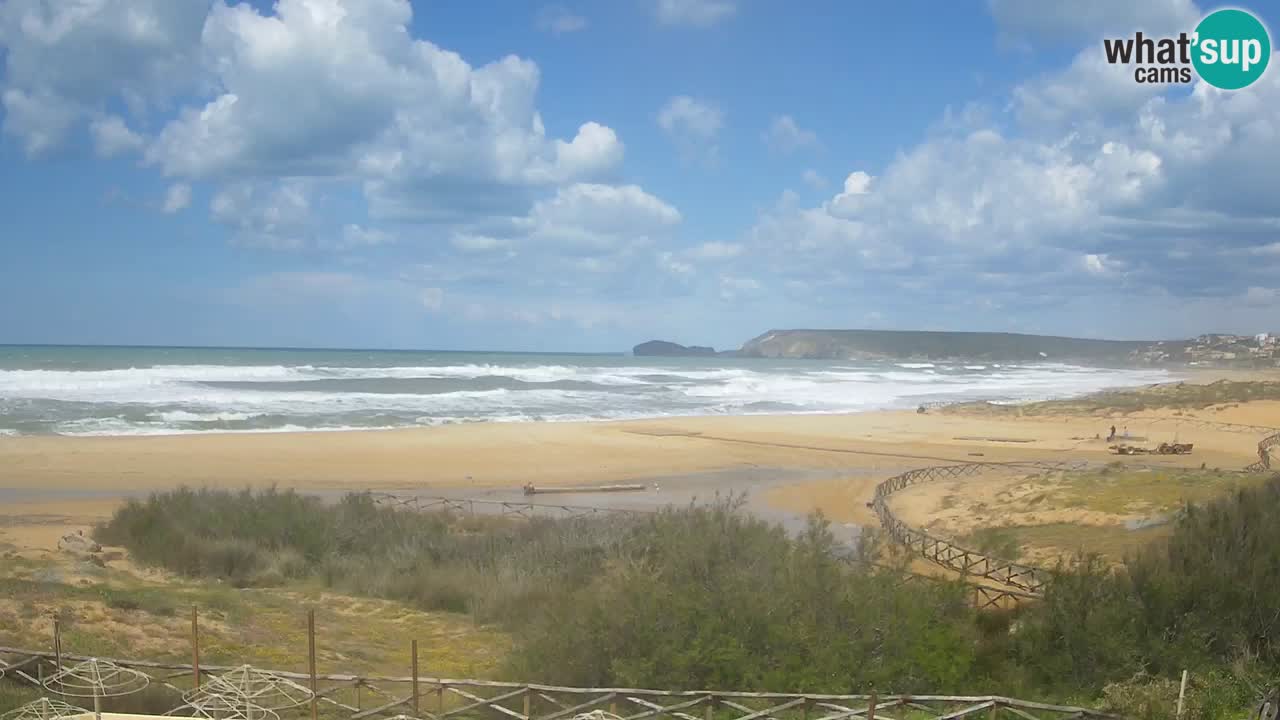 Cámara web Torre dei Corsari – Vista en directo de la playa desde Punta Usai